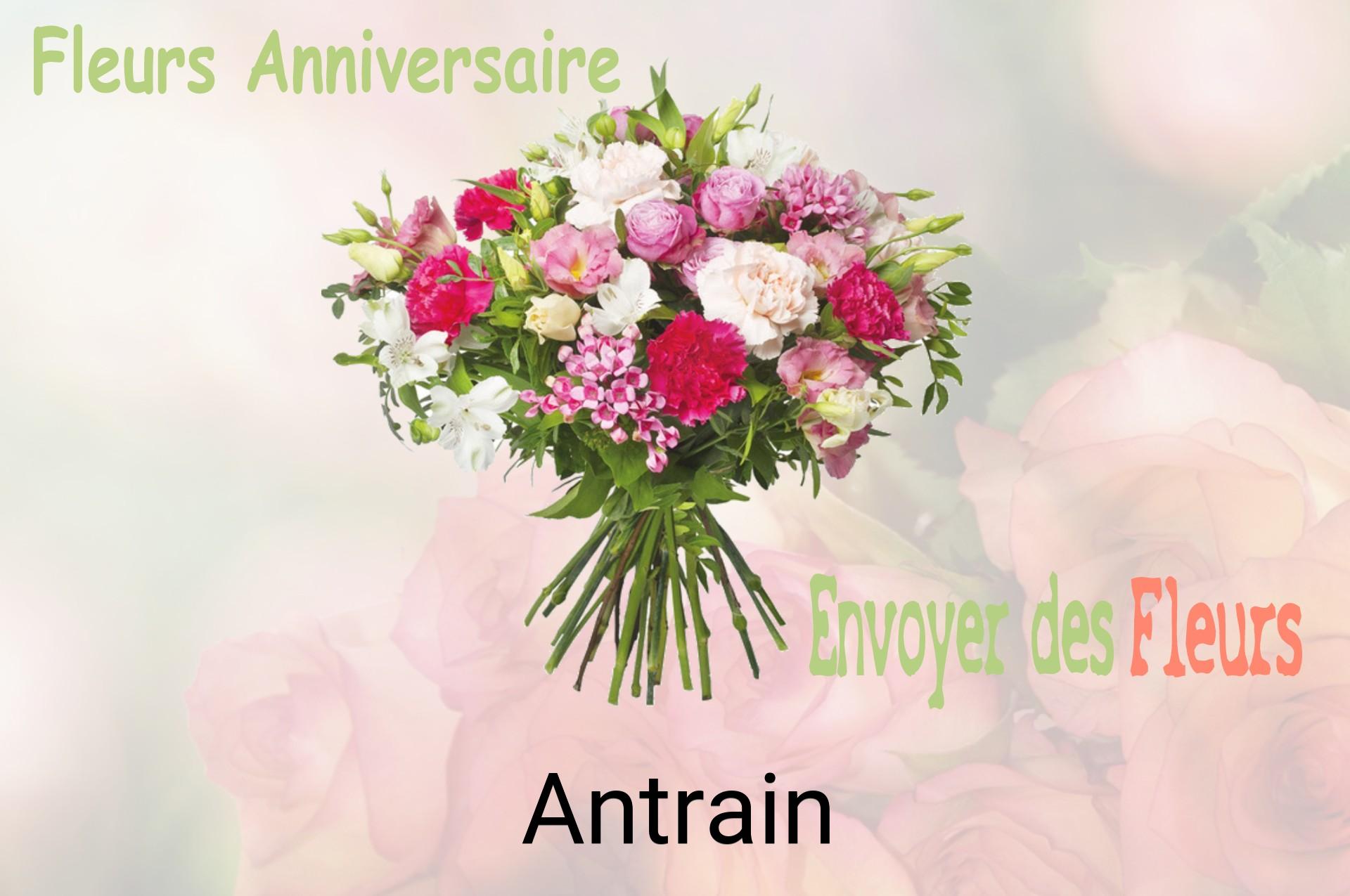 Bouquet de fleurs d’anniversaire livré à Antrain