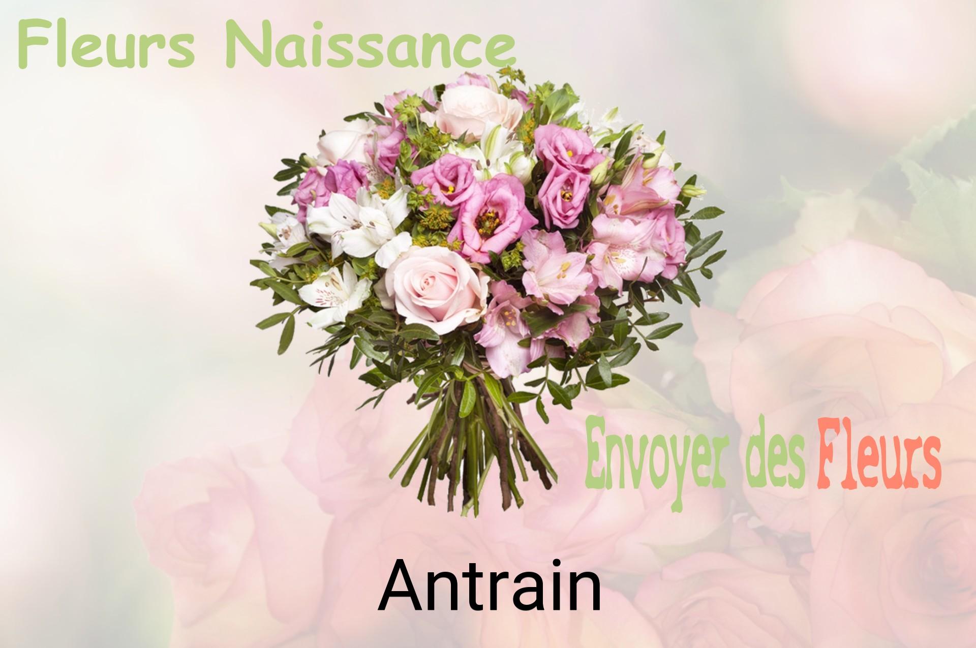 Bouquet de fleurs de naissance livré à Antrain